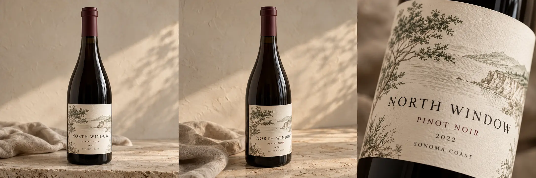 Illustrative bottle of North Window