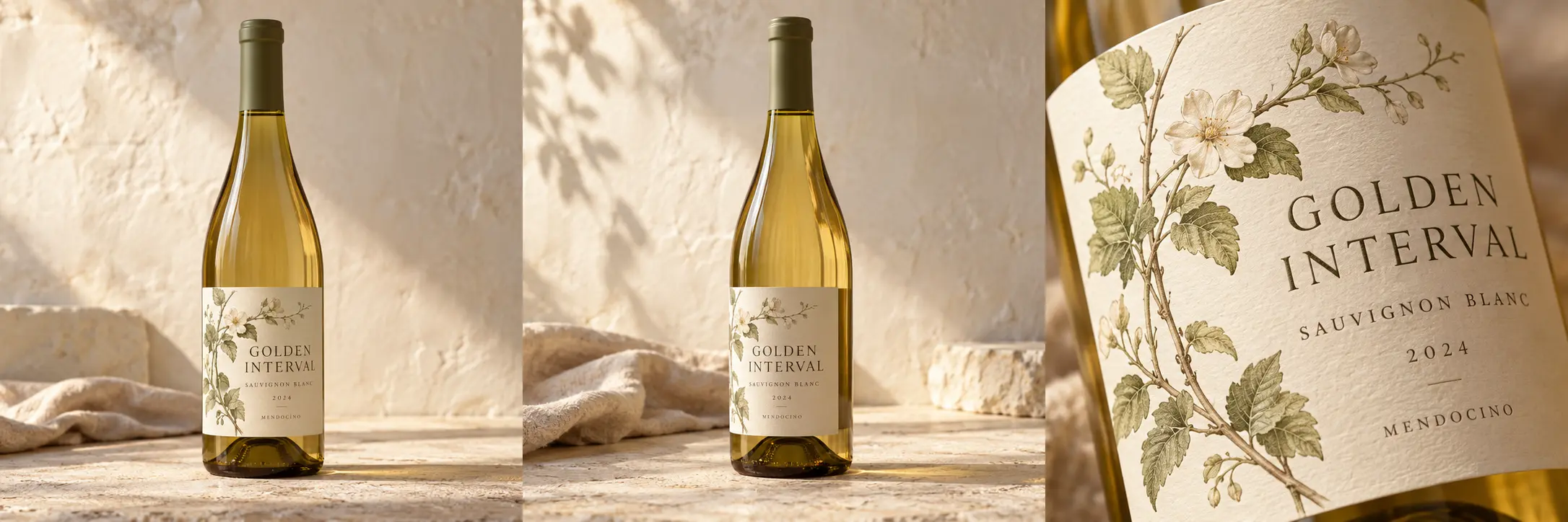 Illustrative bottle of Golden Interval