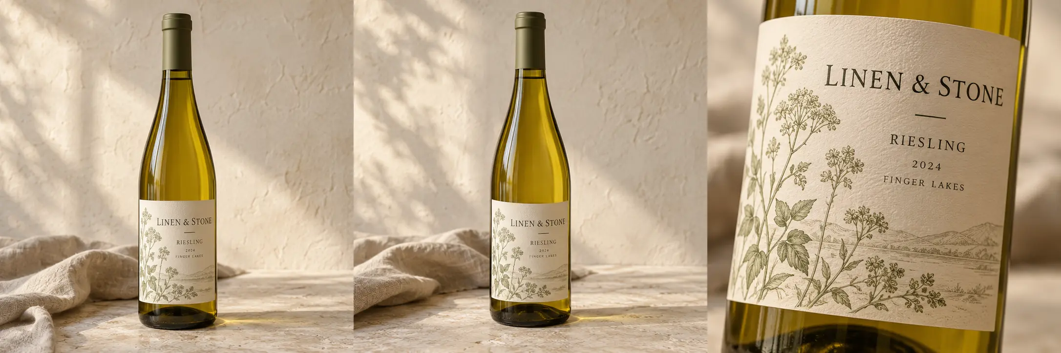 Illustrative bottle of Linen & Stone