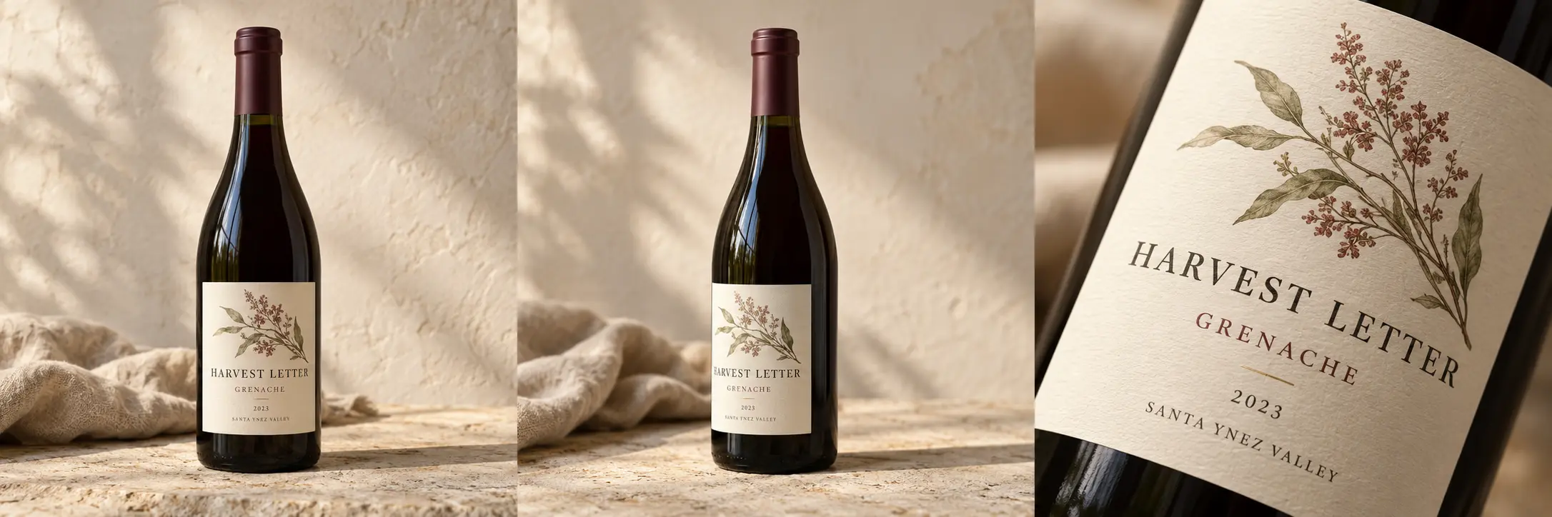 Illustrative bottle of Harvest Letter