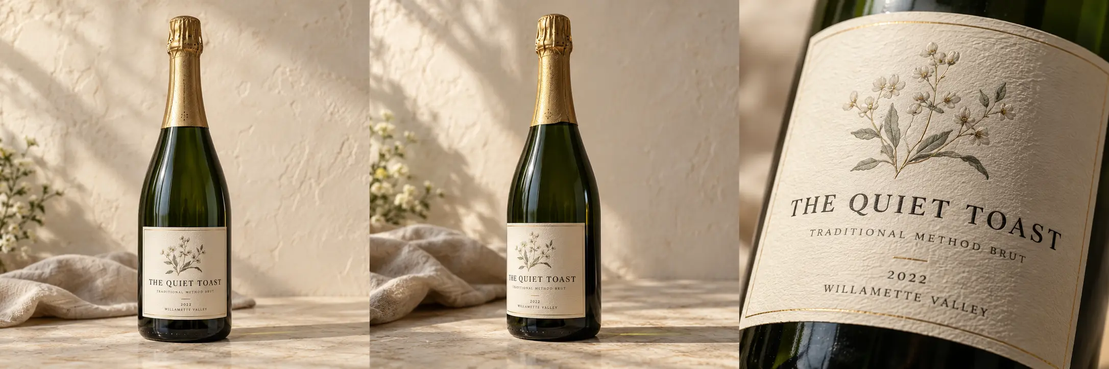 Illustrative The Quiet Toast bottle